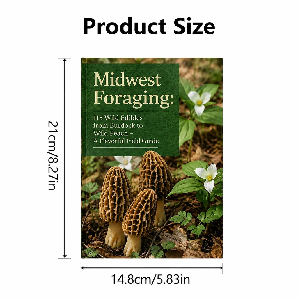 Midwest Foraging: 115 Wild Edibles from Burdock to Wild Peach - A Flavorful Field Guide