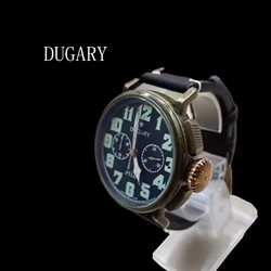 DUGARY pilot quarzuhr Original zeni mode saphir Chronograph Männer Militär Sport Armbanduhr Leucht Relogio Masculino