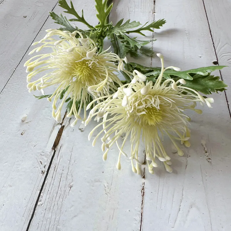 Künstliche Blumen, neue große Spinne, Chrysantheme für Zuhause, Hochzeit, Dekoration, gefälschte Chrysantheme, Tischvase, Weihnachten, Outdoor, Blumen – Detail 8