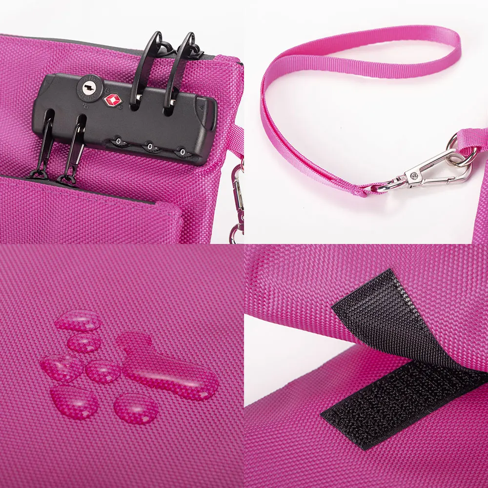 حقيبة إيداع البنك مع قفل، وحقيبة لجوازات السفر، ومستلزمات Notary، وحقيبة نقود قيمة للتخزين الآمن