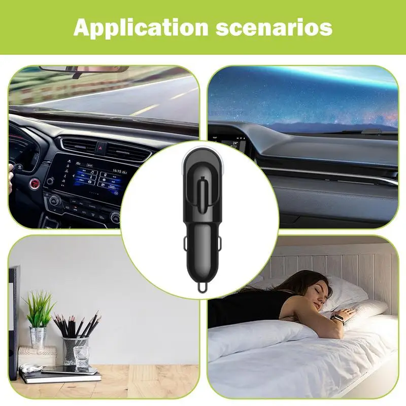 Auto Ionizer Car Air Purifier Portable Ionic Air Freshener Filter Quiet Desktop Air Purifier Auto Car Air Purification Filters view 5