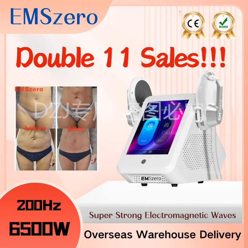 EMSzero Weight Loss Sculpting Body Muscle Slimming Machine Double 11 Sales With EMS Electromagnetic Stimulate Muscle Fat Burning