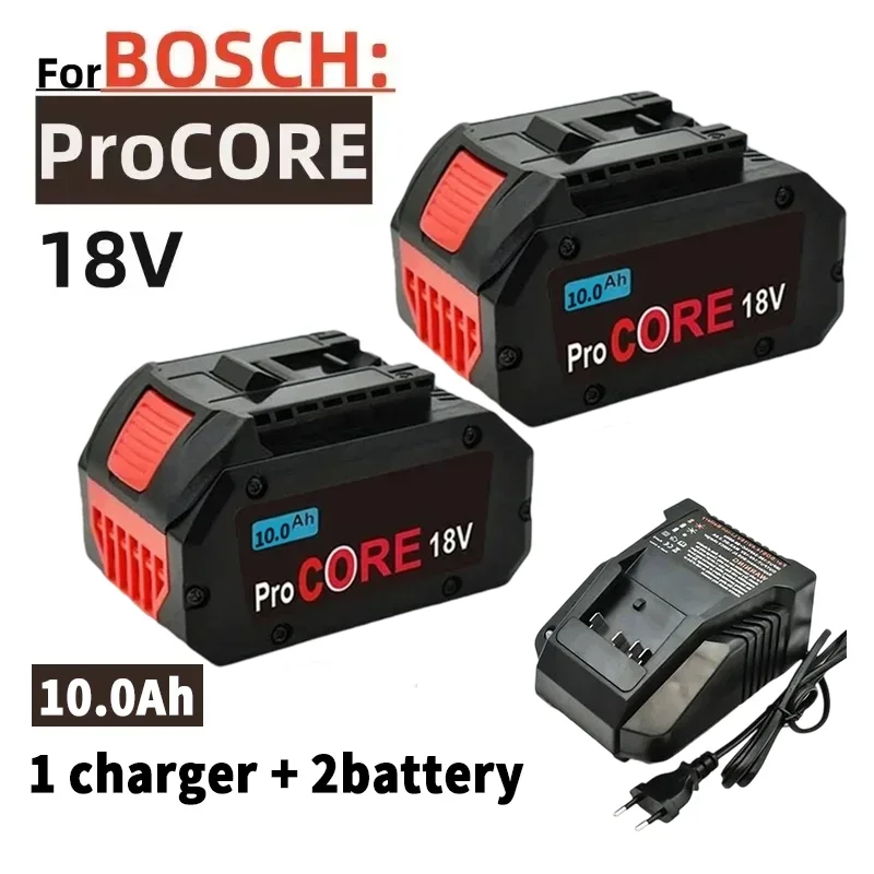 CORE18V 10000mAh ProCORE Vervangende Batterij Voor Bosch 18V Professioneel Systeem Draadloos Gereedschap BAT609 BAT618 GBA18V80 21700 Cell