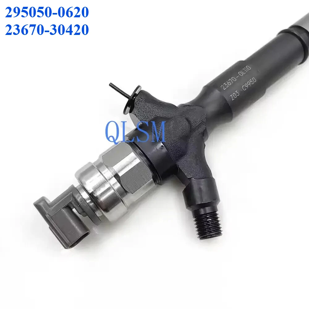 

High Quality Accessories Common Rail Fuel Injector Assembly 295050-0620 23670-30420 For Toyota Hilux -