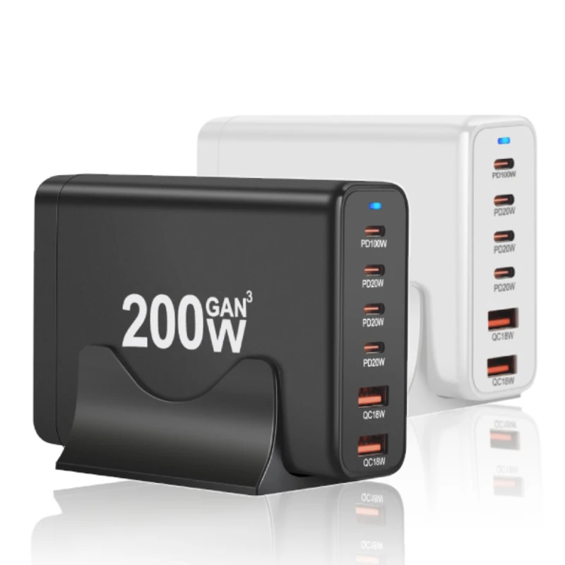 

Зарядное устройство сетевое с 6 USB-портами и поддержкой быстрой зарядки