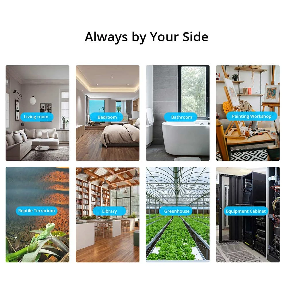 SONOFF SNZB-02P Temperature And Humidity Sensor Support Zigbee 3.0 protoco High-Accurate Monitor For Smart Home Via eWeLink