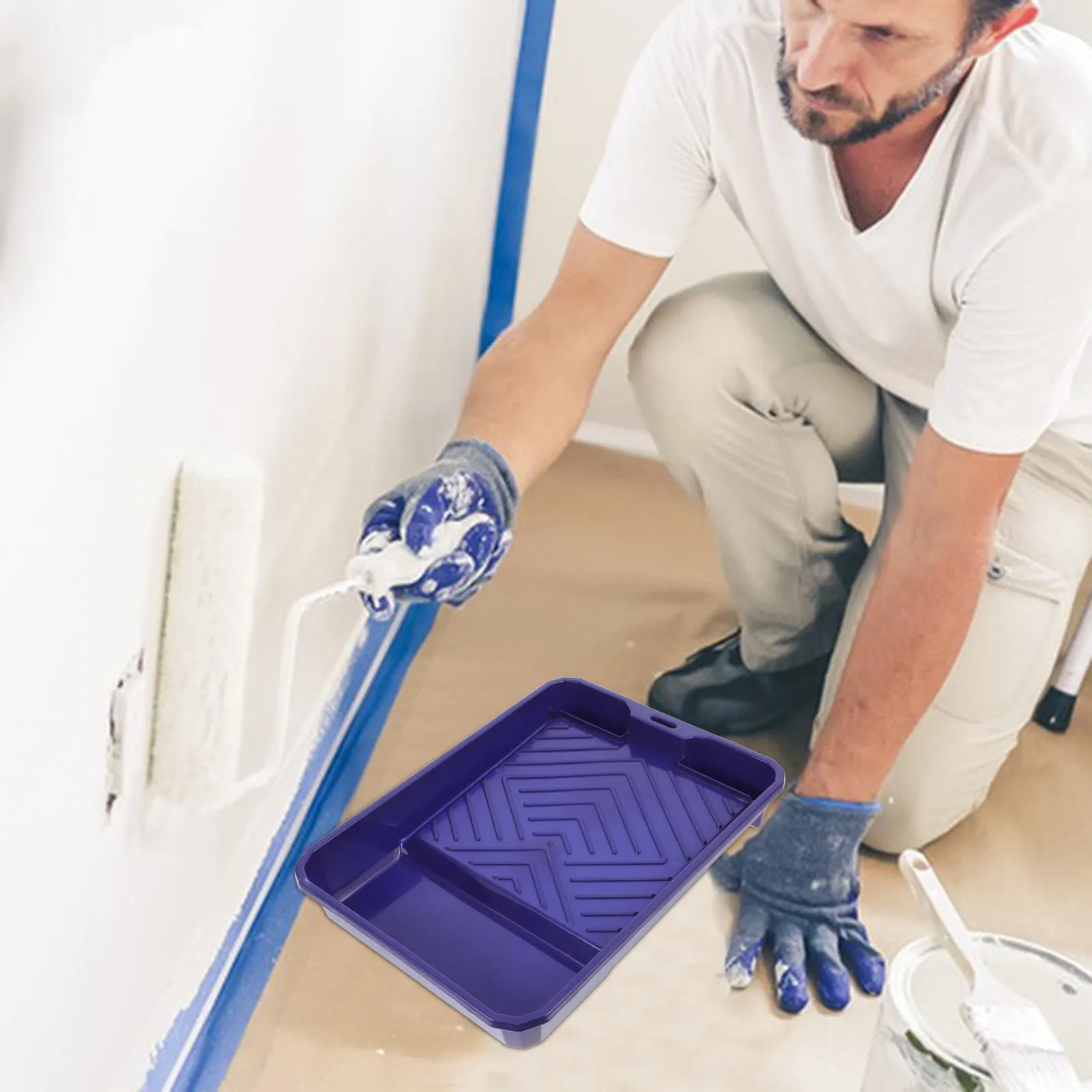 

Plastic Tray Small Lightweight For Home Improvement Painting Projects Paint Pans Trays Plastic Paint Trays Painting Tray