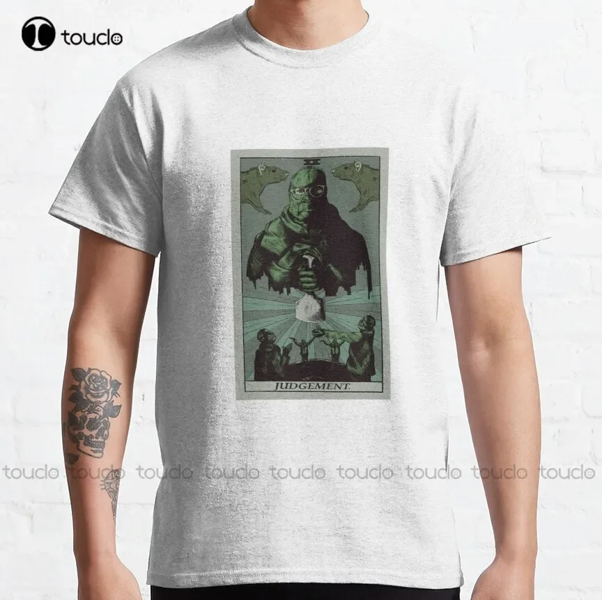 

Riddler Inspired Tarot Card Paul Dano Classic T-Shirt Men Workout Shirt Women Shirts Digital Printing Breathable Cotton Retro