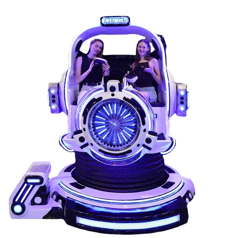 360 degree video game console all-in-one 9D flying roller coaster simulator entertainment and gaming equipment