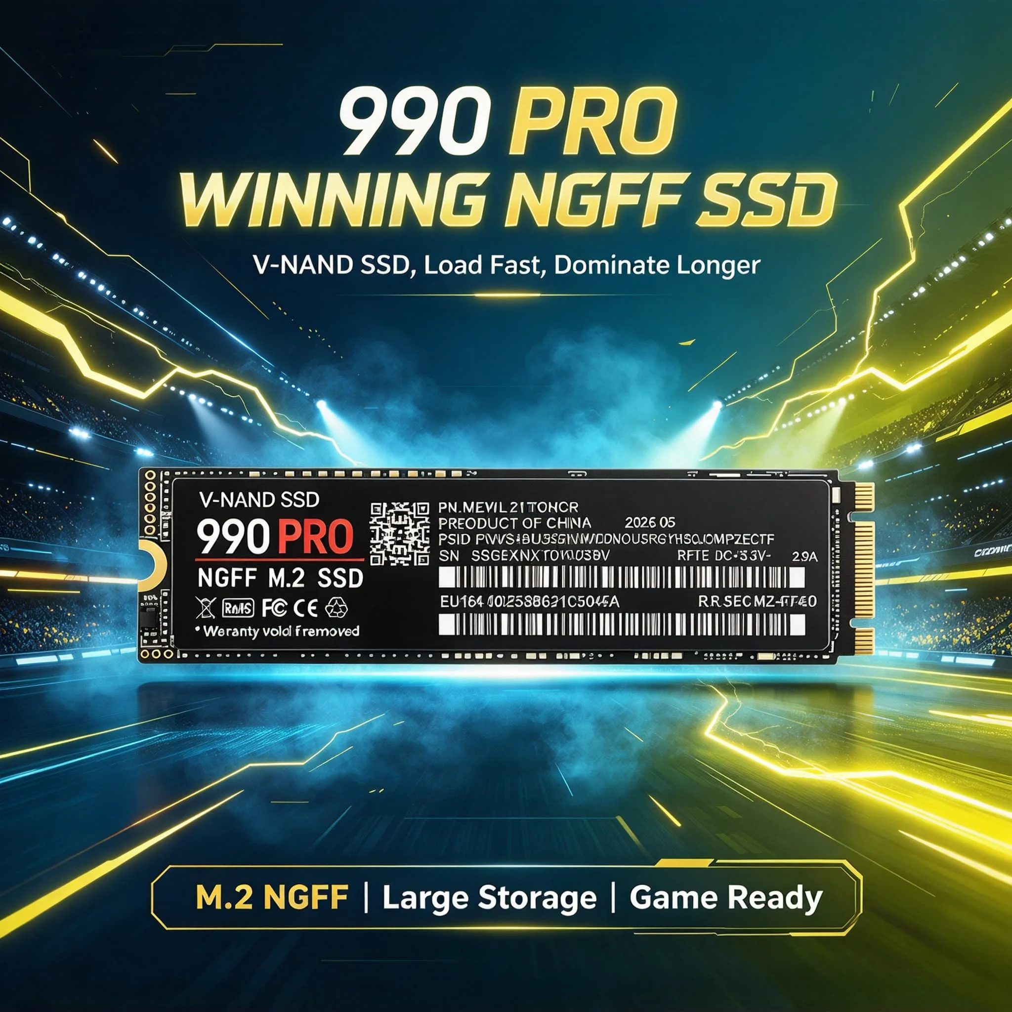 Inside Solid State Drive 990PRO NGFF SSD M2 SATA3 4TB 2TB 500GB 1TB for Laptop Desktop Computer High Speed Internal Hard Disk PC