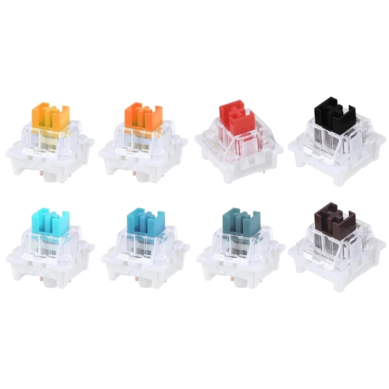 10/110PCS for Outemu RGB Gaming Switches Linear Tactile Switch3Pin Dustproof Mechanical Keyboard  DIY Drop Shipping