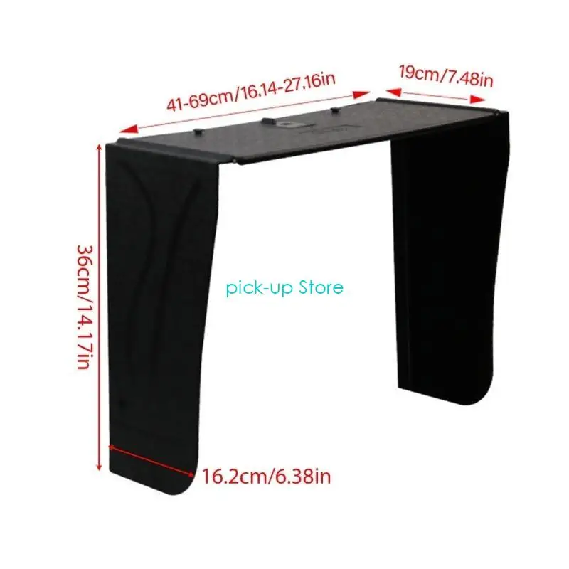 Q5WA Desktop Screen Computador Hood Computador Solshade 27 polegadas sombreamento ajustável