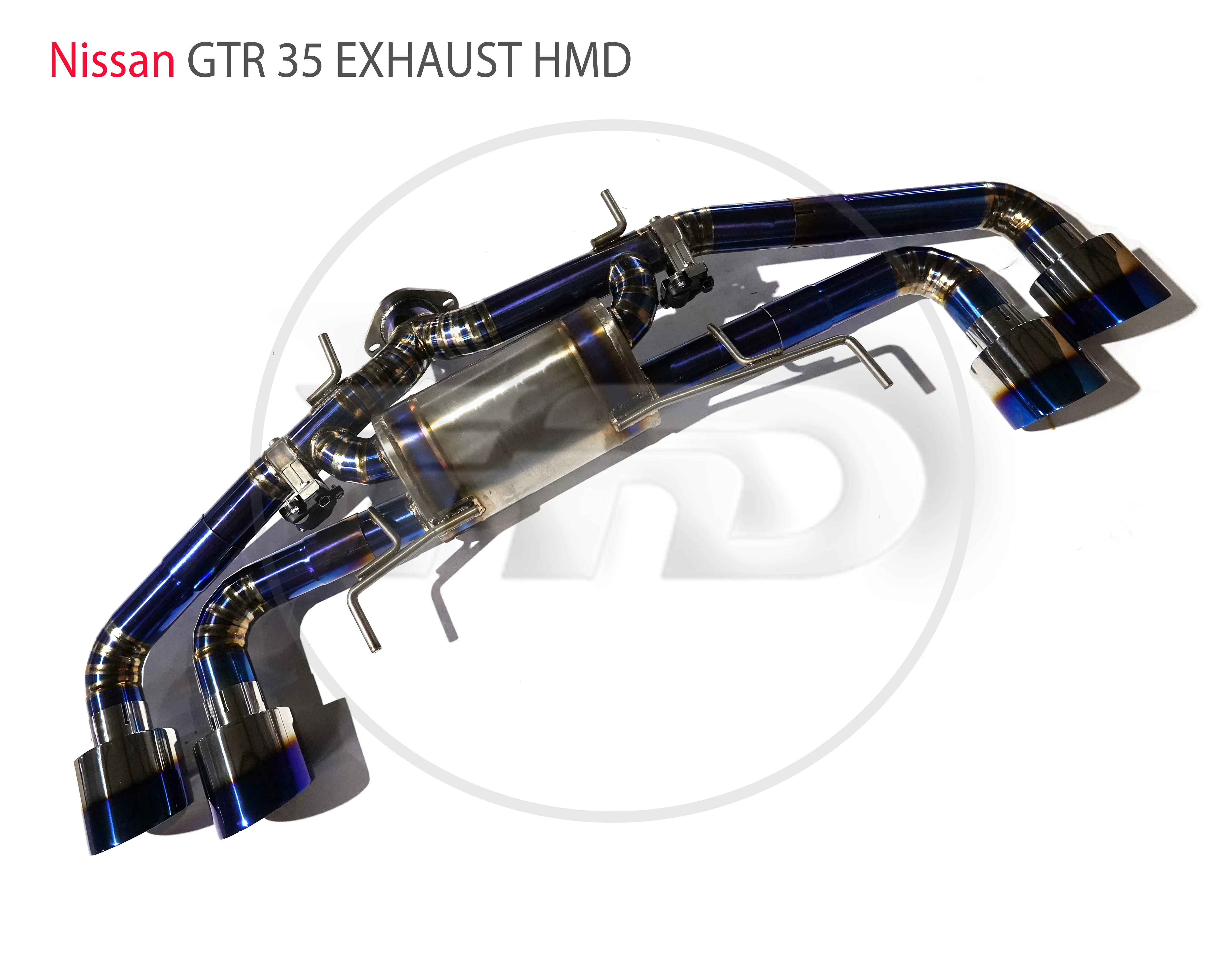 Titanium Alloy Exhaust Pipe Mainfold for Nissan GTR R35 Custom Valve Muffler for Car Accessories