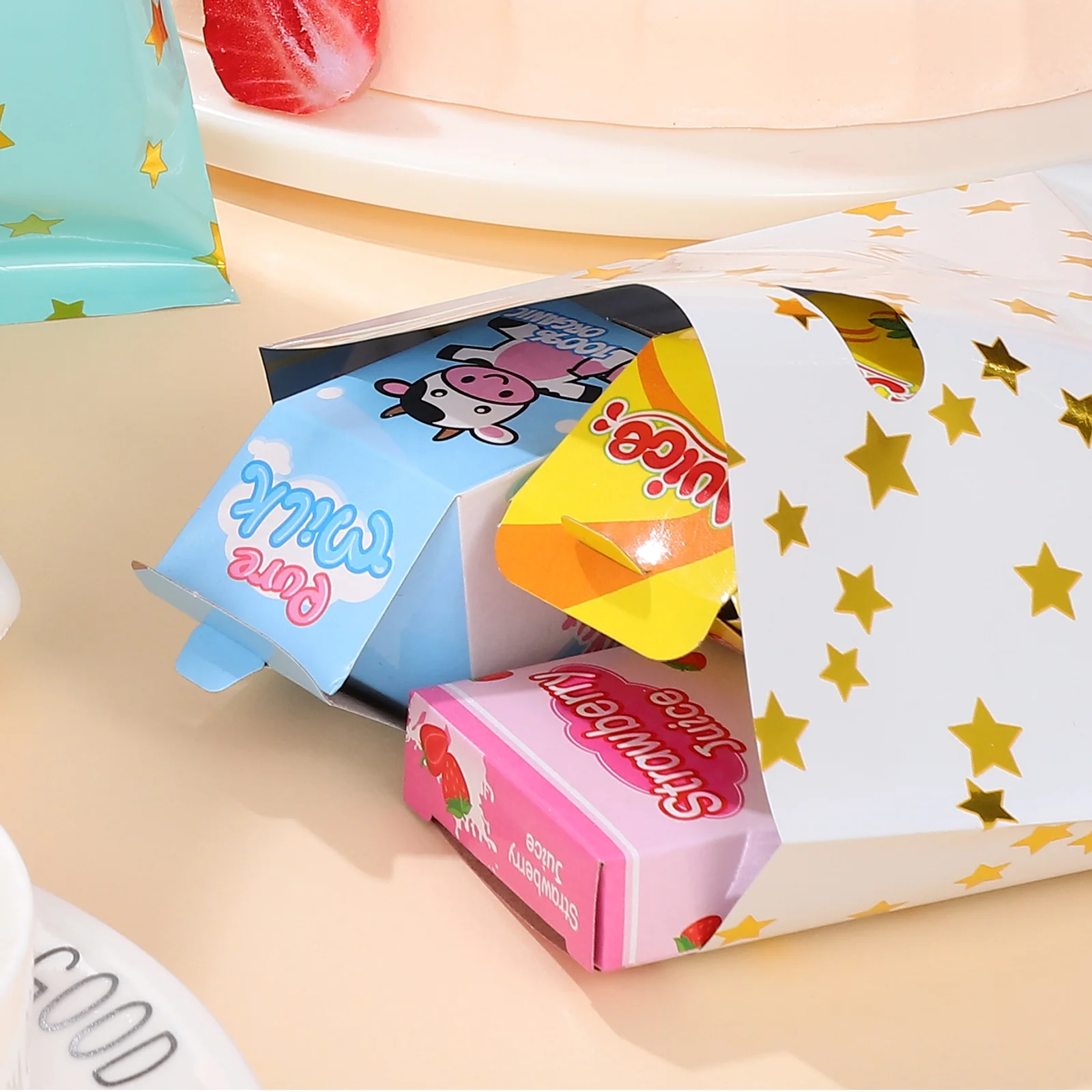 

50 pcs Aluminum Foil Star Pattern Multifunctional Gift Storage Bags Reusable Candy Pouches For Party Wedding Birthday Halloween