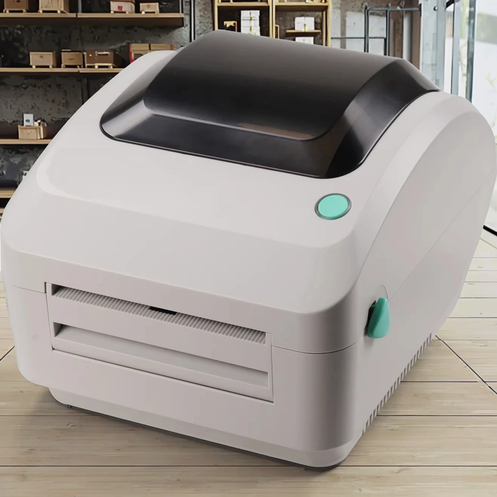 

Shipping Label Printer 4x6 Inch Desktop Thermal Label Printer for Express Warehouse Logistic