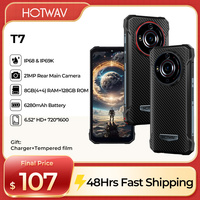 HOTWAV T7 Rugged Smartphone Android 13 8GB(4+4)+128GB ROM celulares 6280mAh Large Battery 21MP+8MP Camera 6.52'' HD Rugged Phone