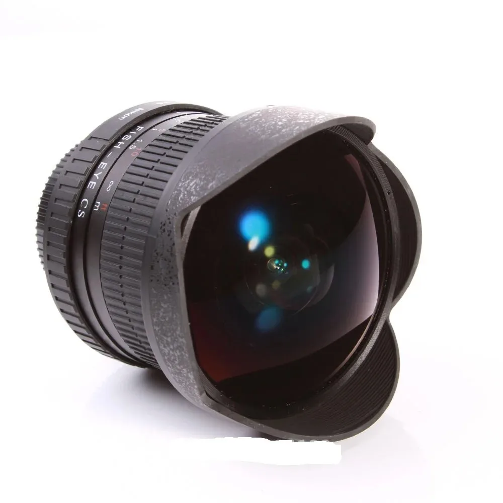 JINTU 8mm F/3.5 bardzo szeroki kąt typu "rybie oko" obiektyw do Nikon D5500 D5600 D7500 D3300 D3200 D3500 D90 D7100 D700 D850 lustrzanka — zdjęcie 2