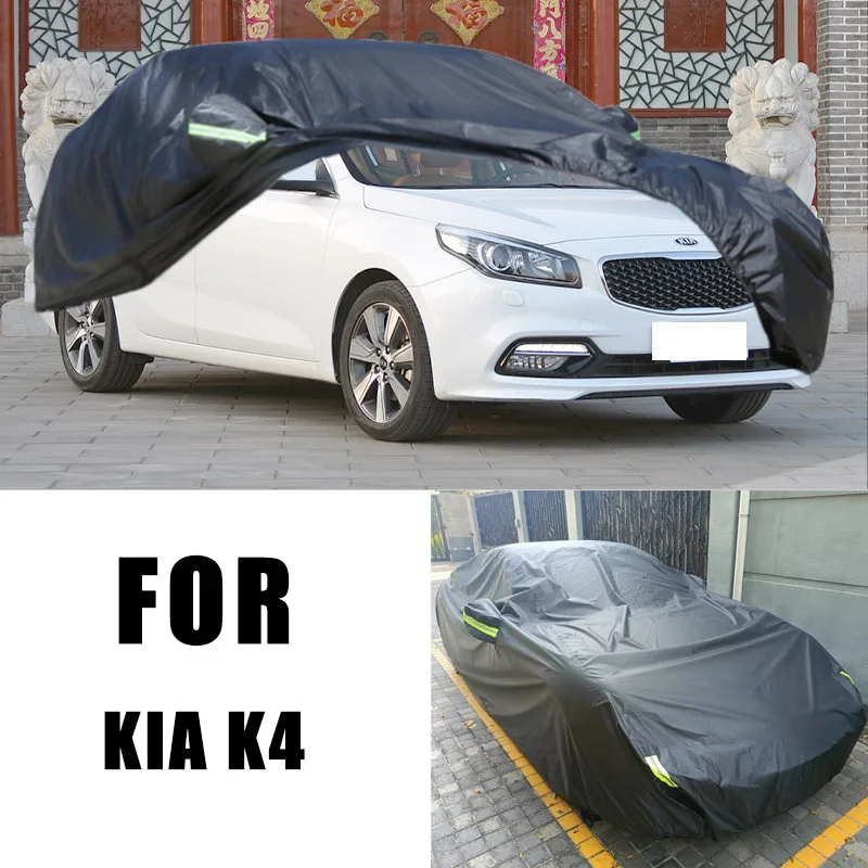 

For KIA K4 All-Weather Car Covers 6-in-1 Waterproof Dustproof UV Proof Snowproof Scratch Resistant Protection
