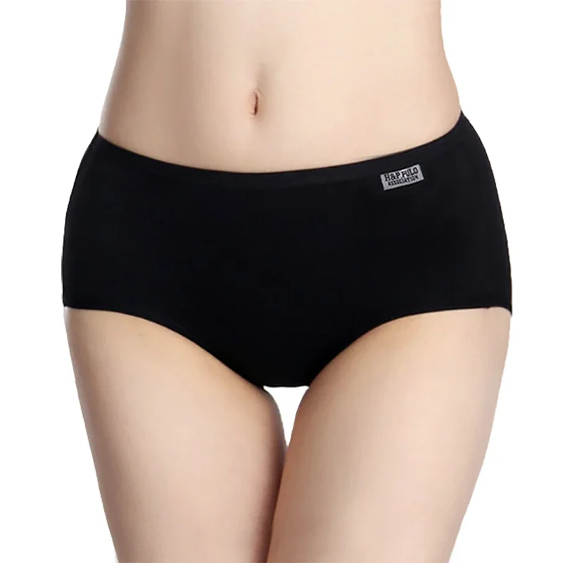 Damesslipje Katoenen ondergoed Plus size zachte slips Meisjes effen kleur Sexy lingerie Vrouwelijke shorts Onderbroek M-4XL