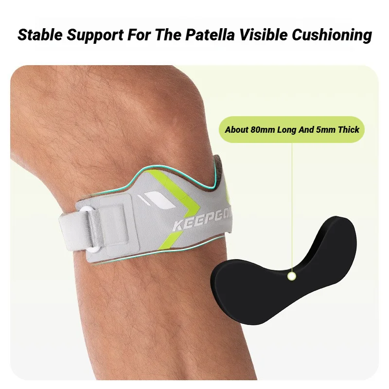 1PCS Basketball Strap Patella Band Protection Kneecap Knee Tendon Support Strape Brace Adjustable Absorption Compression Pad