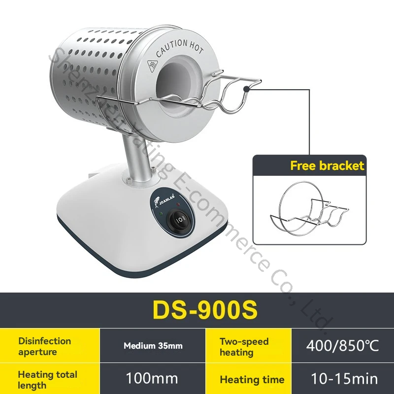 

DS-900S 35MM Digital Display Timed Infrared Inoculation Ring Sterilizer Electric Heating Disinfection Electronic Sterilizer