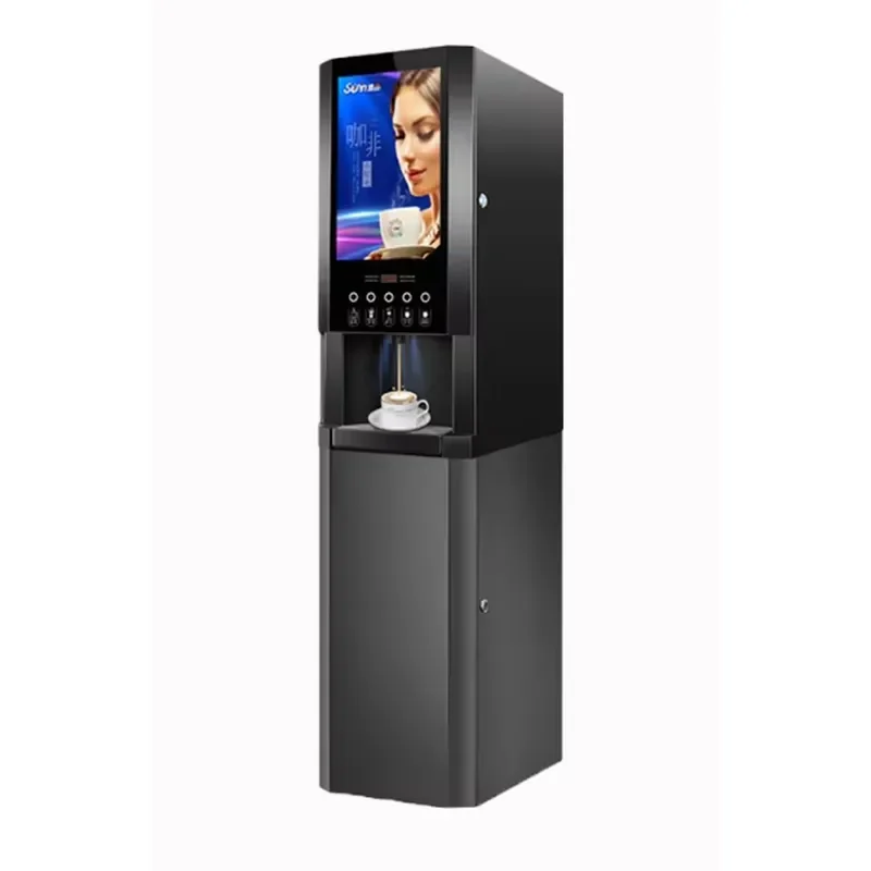 for E30S Automatic Coffee Vending Machine Instant Milk Tea Maker Self Service Hot Drink Dispenser for Office Shop Home Use
