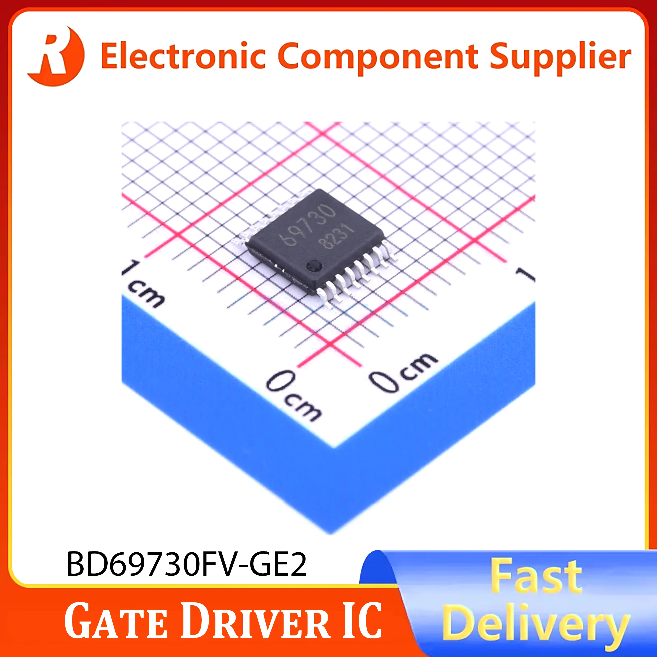 10PCS BD69730FV-GE2 SSOP-B16-4.4mm New and Original Rotational Speed Pulse Signal Output (FG) Gate Driver IC in Stock
