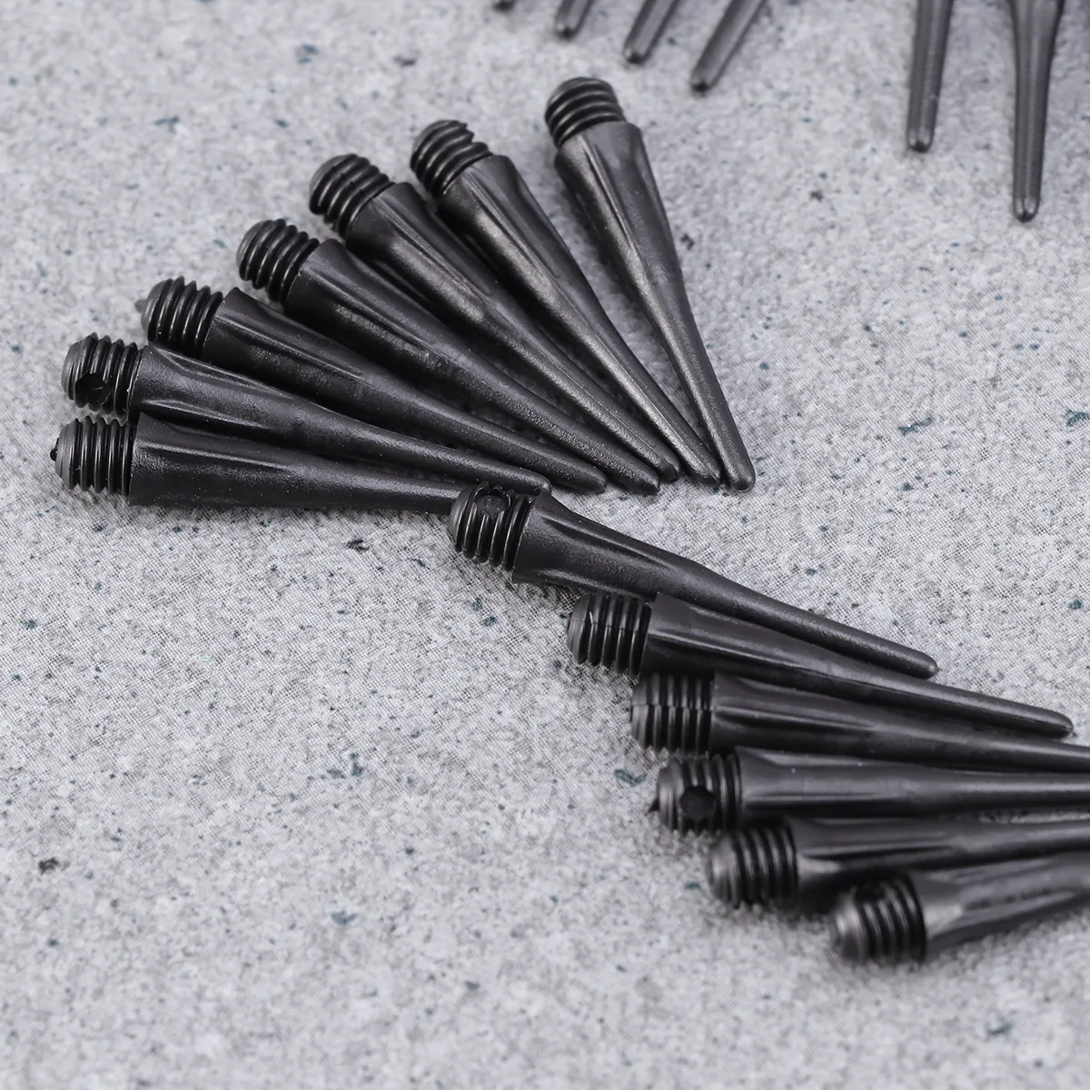 

50Pcs PVC Tip Dart Points Tough Soft Tip Accessories Locking Hole Fit Secure for Dart Replacement Point Accessory