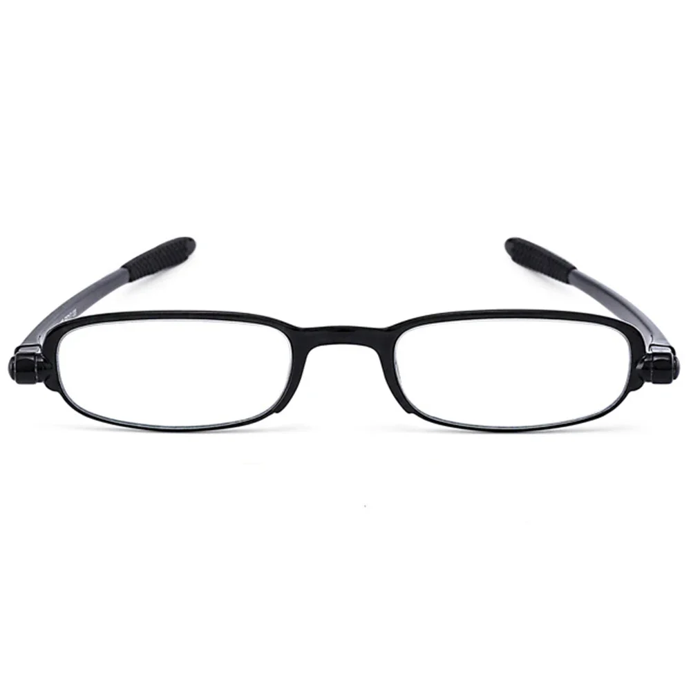 NOMANOV TR90 Marco negro Cómodas gafas de lectura ultrafinas plegables giratorias +0,75 +1,5 +1,75 +2 +2,25 +2,5 +2,75 a +4