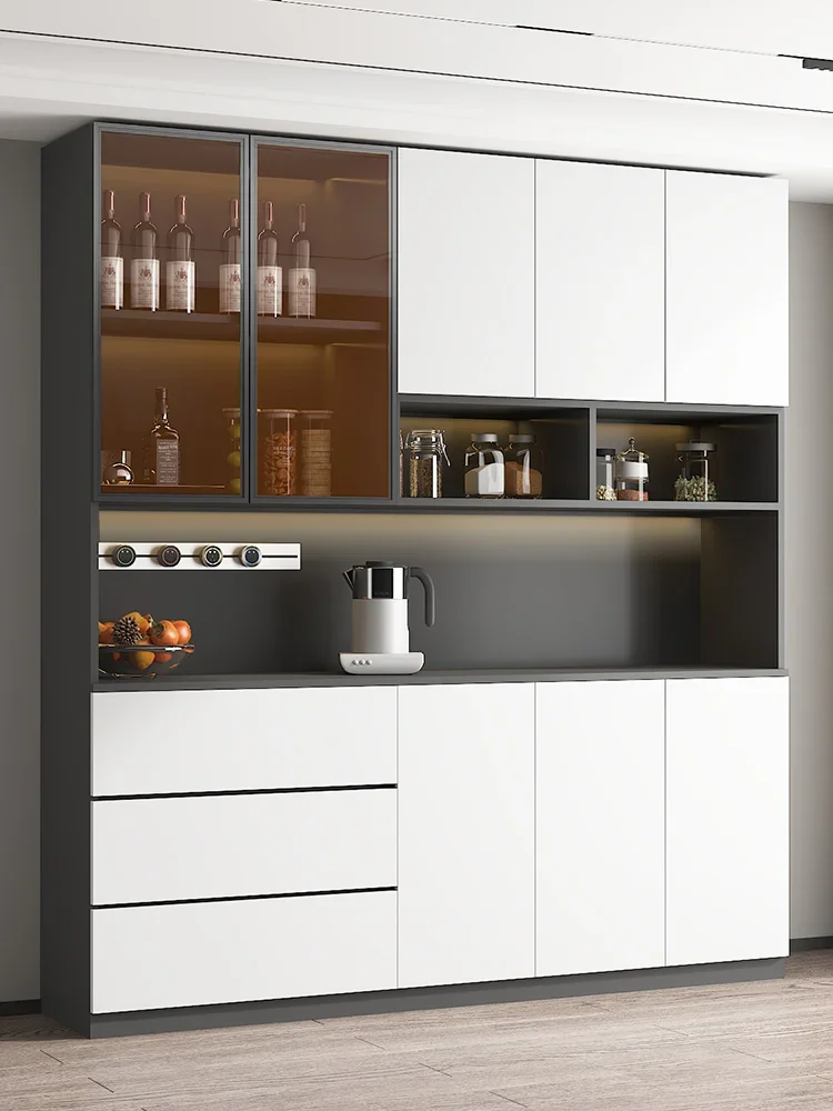 Wall Shelf Wine Cabinet Wooden Glass Door Gabinete Gamer Wine Cabinet Bookcase Armarios Para Sala De Estar Bar Furniture