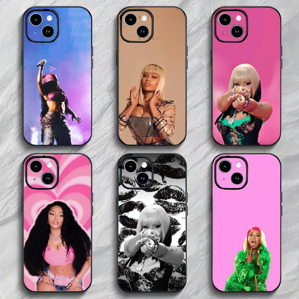

singer hiphop N-Nicki Minaj Phone Case Phone Case Trend Soft Packaging Lightweight For iPhone17 16 15 14 ProMax