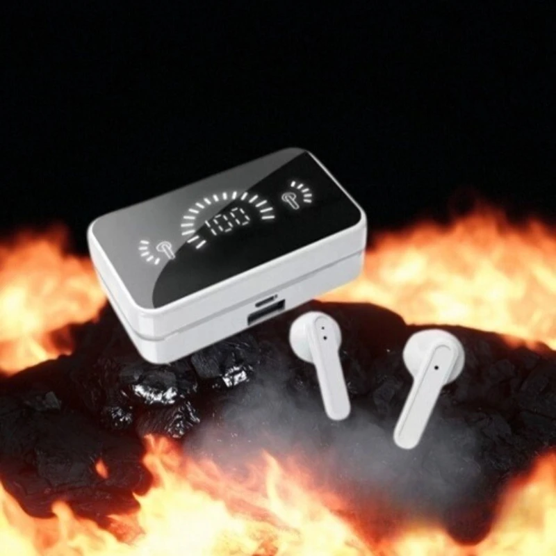 NEW Original TWS S20 Wireless Bluetooth Headset LED Display Screen Noise Reduction Bluetooth 5.1 Touch Control HIFI Headphones