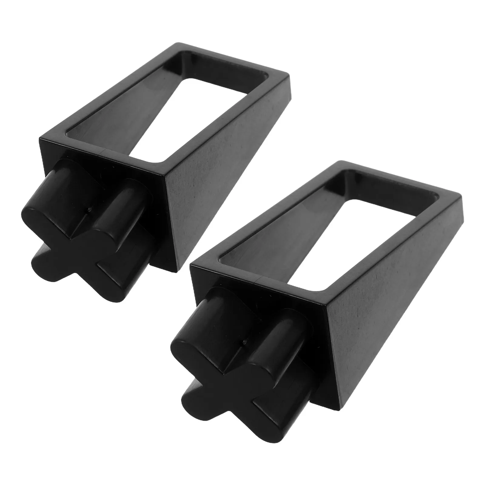 2Pcs Truck Bed Cargo Divider Block Plastic Bumper Pad Sturdy Load Stabilizer Blocker Pickup Cargo Holder Truck Storage Organizer