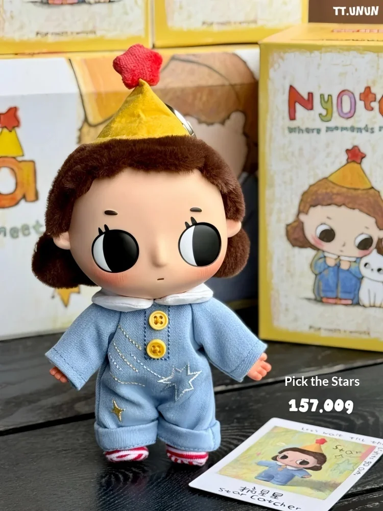 Authentische POPMART Nyota Little Moments Serie Blind Box Vinyl-Plüschpuppe Ita-Taschenanhänger Schlüsselanhänger Niedliches Spielzeug Schreibtischdeko Mädchengeschenk – Detail 7