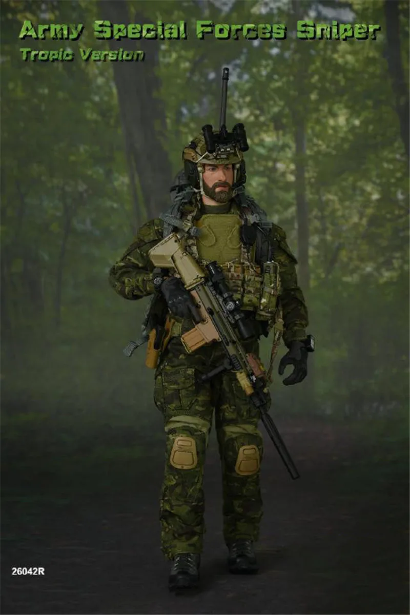 Einfach & Einfache 26042S 1/6 Männer Soldat Armee Spezielle Kräfte Sniper Professionelle Taktische Ausrüstung Set 12 "Action-figur körper