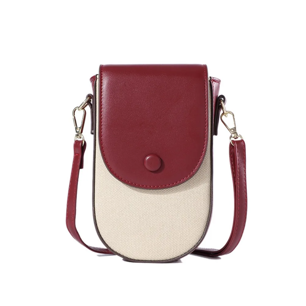 

Shoulder Bag PU Mobile Phone Bag Small Square Bag with Strap Phone Crossbody Bag Cute Mini Women's Messenger Bag Travel