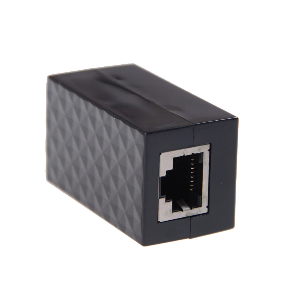 Lightning Arrester Ethernet Surge Protector RJ-45 Ethernet Cable Join Extension Converter Adapter Coupler