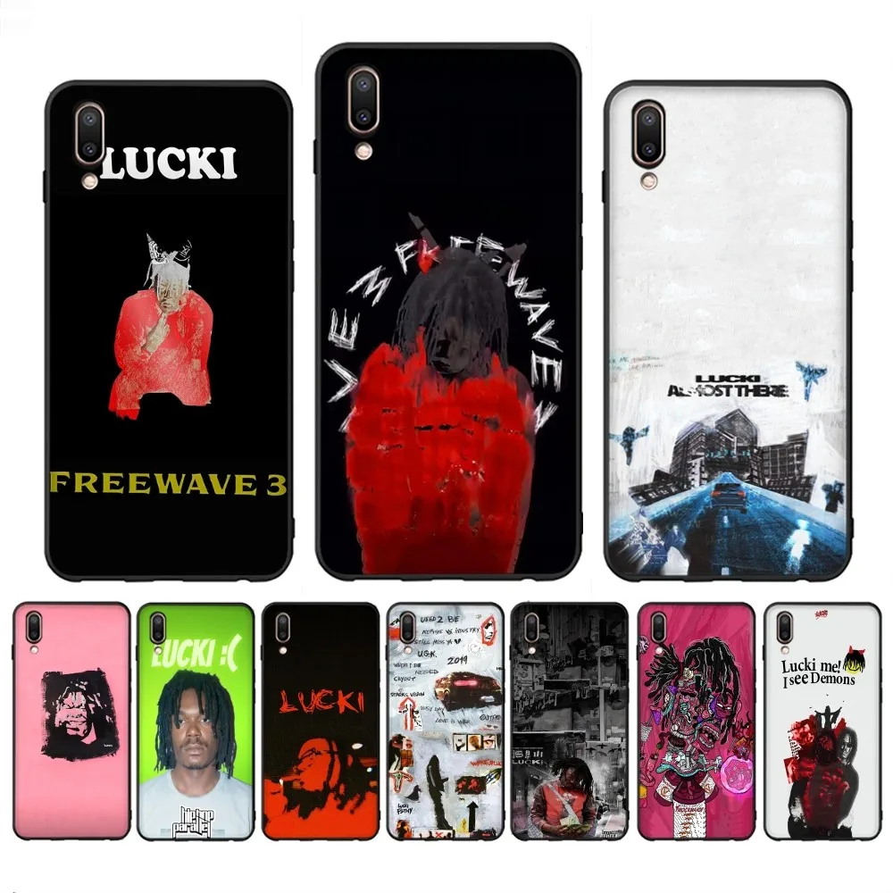 L-Lucki Rapper WAKE UP LUCKI Phone Case For Redmi Note 4 X 5 A 6 7 8 T 9 9S 10 11 11S 11Epro Poco M3 pro