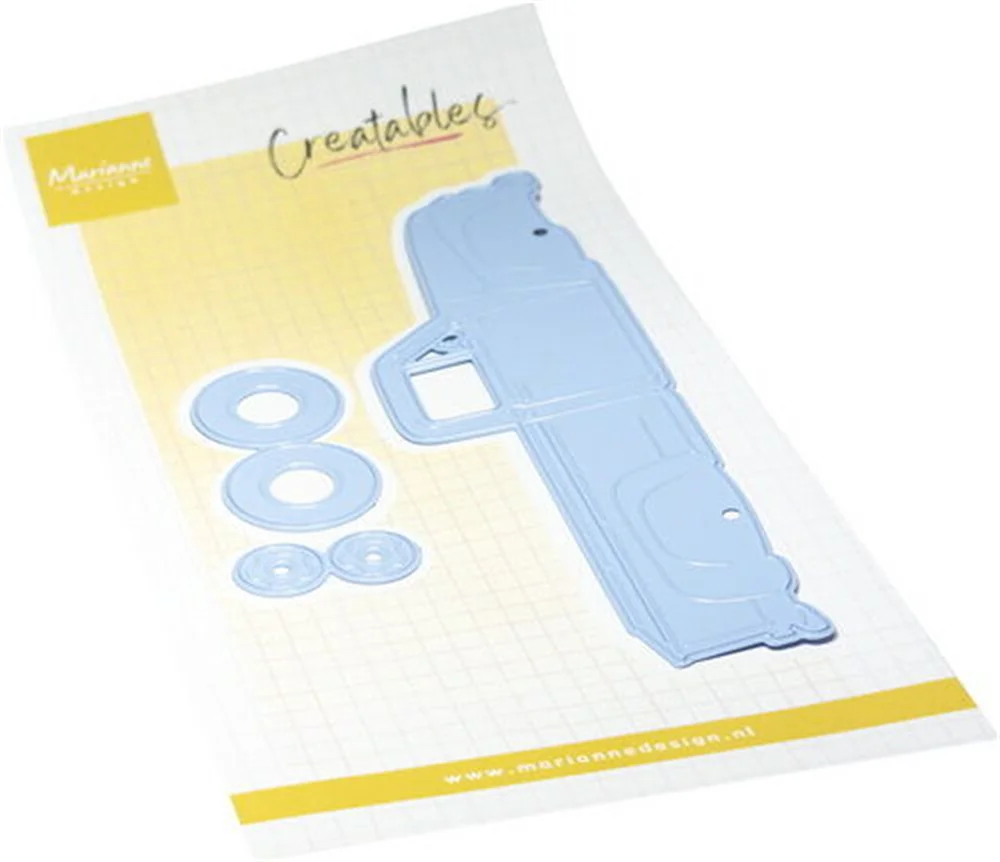 Craftables Stencil Gears Punch Die XL - Moeren & Bouten Truck Verkeer Metaal Snijmallen voor DIY Handgemaakte Scrapbook Mei 2026 Nieuw