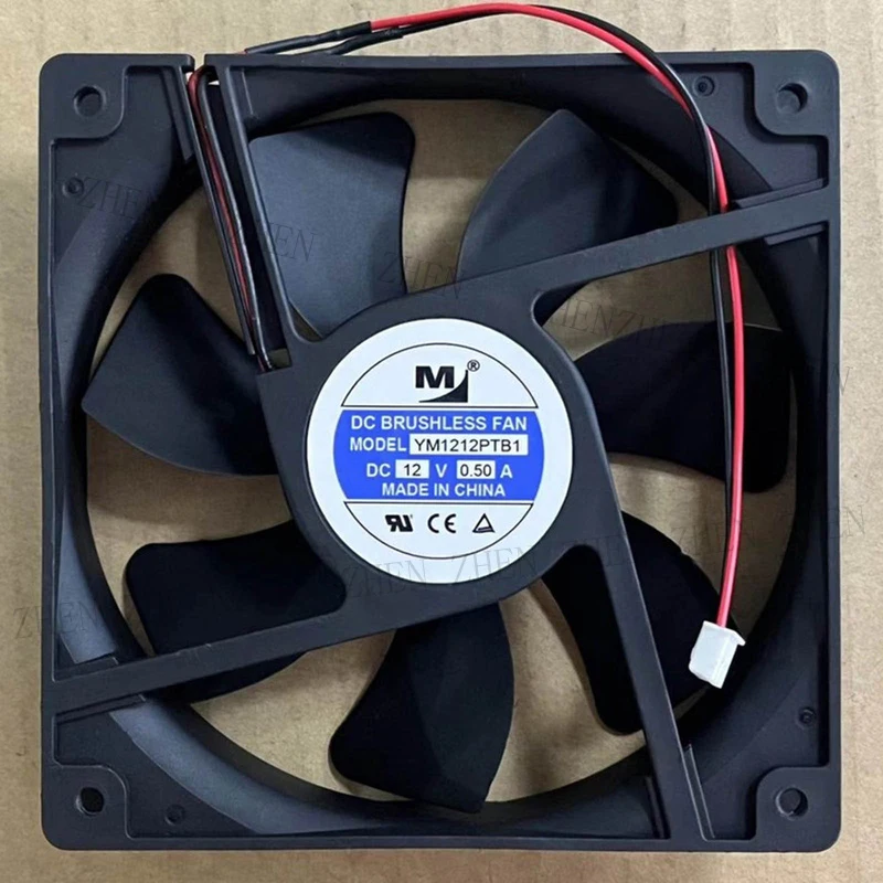 s-新品-ym1212ptb1-12v-050a-2-線式デュアルボールベアリング冷却ファン-qw