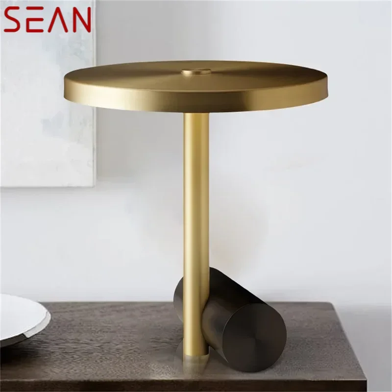 SEAN Contemporary Nordic Creative Gold Table Lamp LED Desk Lighting for Home Bedroom Decoration