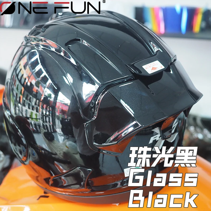 خوذة دراجة نارية لـ ARAI RX7X/RX7-V/SRC Racing VZ RAM خوذة سبويلر ملحقات ألياف الكربون الجناح الخلفي لمسار السباق