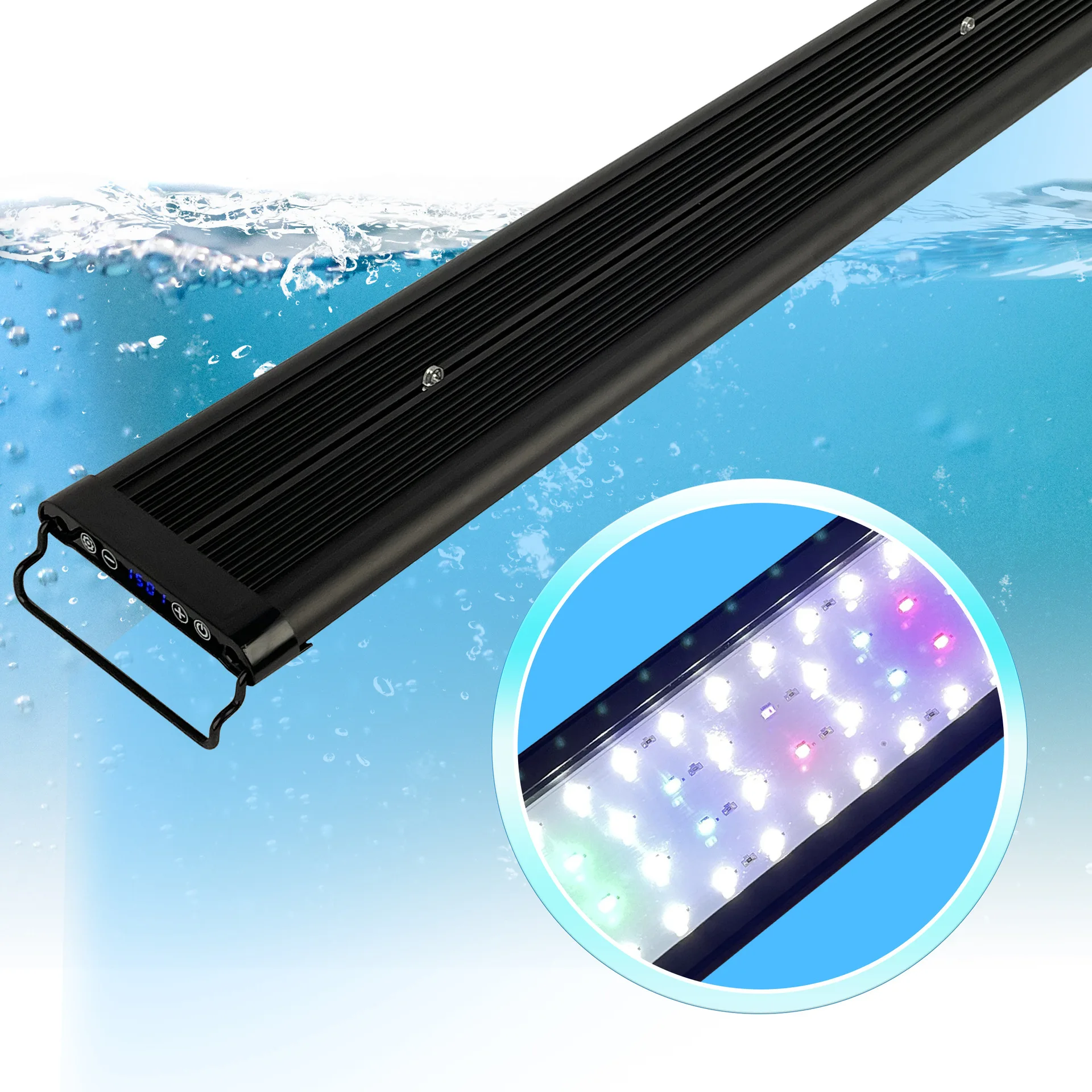 Full Spectrum LED Aquatic Light Timed Dimming Fish Tank Light Aquarium Fish Tank Lighting Waterproof Explosive Algae Supplies - Image 2