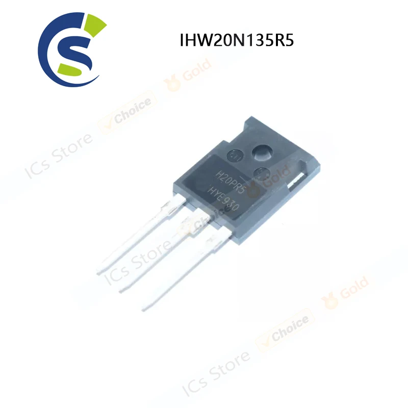 5PCS New Chipset Transisrot IGBT H20PR5 IHW20N135R5 40A1350V TO-247