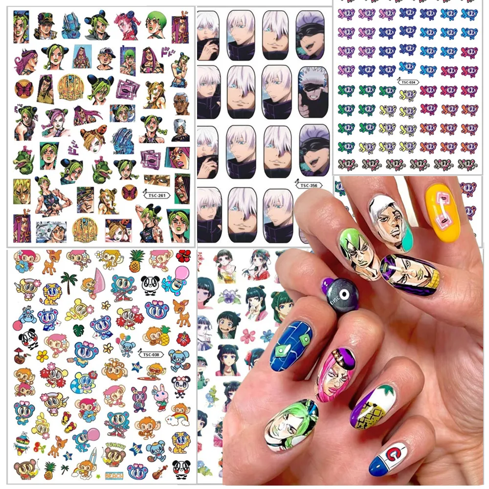 

TSC-261 Stone Ocean ジョジョ JOLYNE CUJOH ストーンオーシャン angelblue mezzo tomagochi 3d Nail Art Stickers Star Platinum Kujō