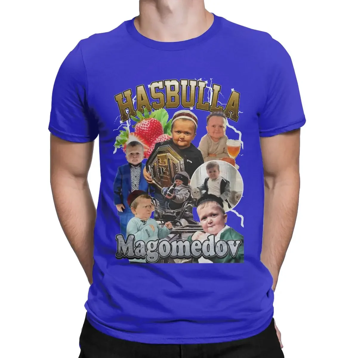 Short Sleeve Clothing Summer Tema Hasbulla Magomedov T Shirts Men Cotton Casual T-Shirt Round Neck Retro Khabib Tees oversized