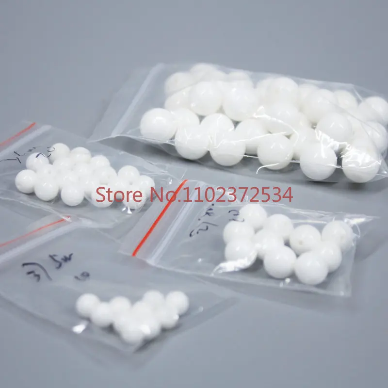 10PCS Freeze frame animation/doll production materials/white eye beads 4mm-12mm acrylic beads DIY manual