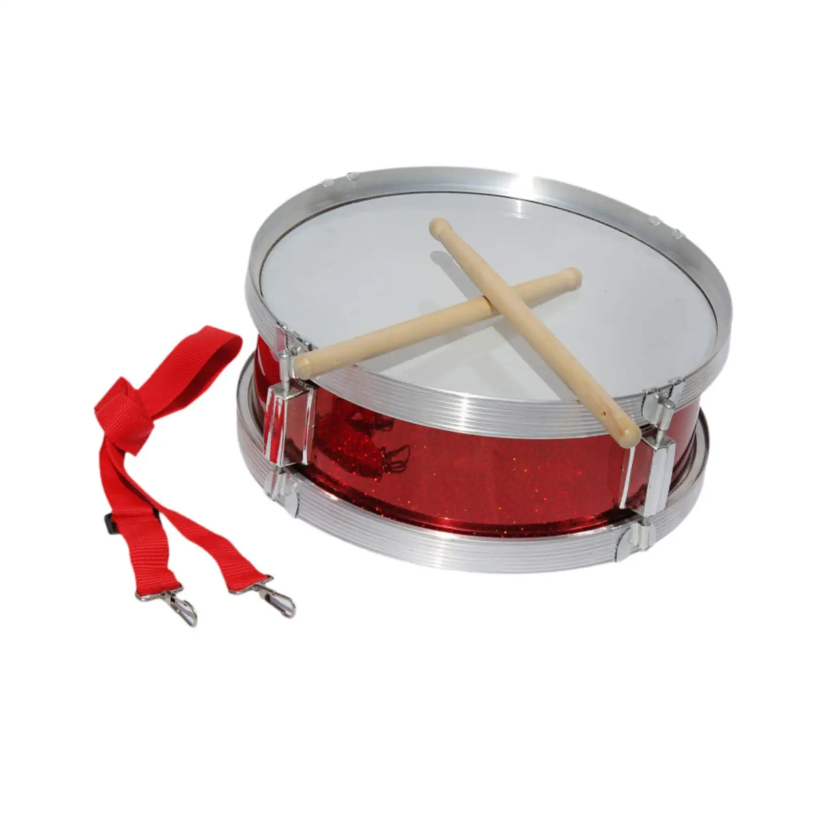 

11inch Snare Drum Children Performance Drum with Drumsticks, Portable Musical Instrument for Kids Snare Toy,