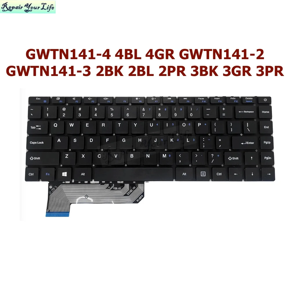 USA/US Keyboard for GATEWAY 14.1 ULTRA SLIM NOTEBOOK GWTN141-4RG GWTN141-4BL 4GR 4NK GWTN141-2 GWTN141-3 2BK 2BL 2PR 3BK 3GR 3PR