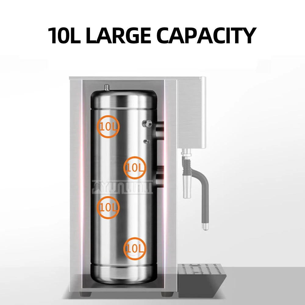 آلة بخار حليب القهوة الأوتوماتيكية التجارية ، آلة رغوة الحليب ، معدات متجر الشاي والحليب ، آلة غليان الماء ، جهاز رغوة الحليب